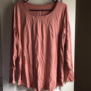 Dress Barn Mauve Longe Sleeve Shirt